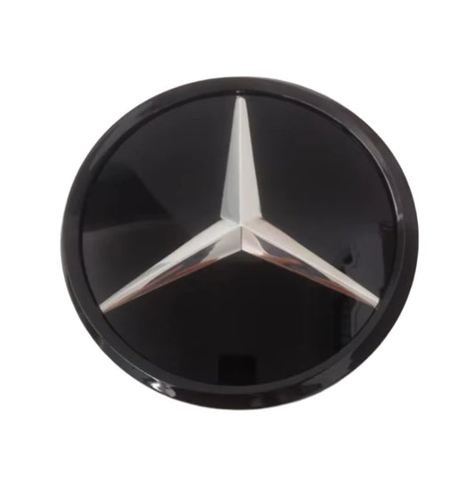 Flat Chrome Mercedes-Benz Front Grill Logo Eurogear