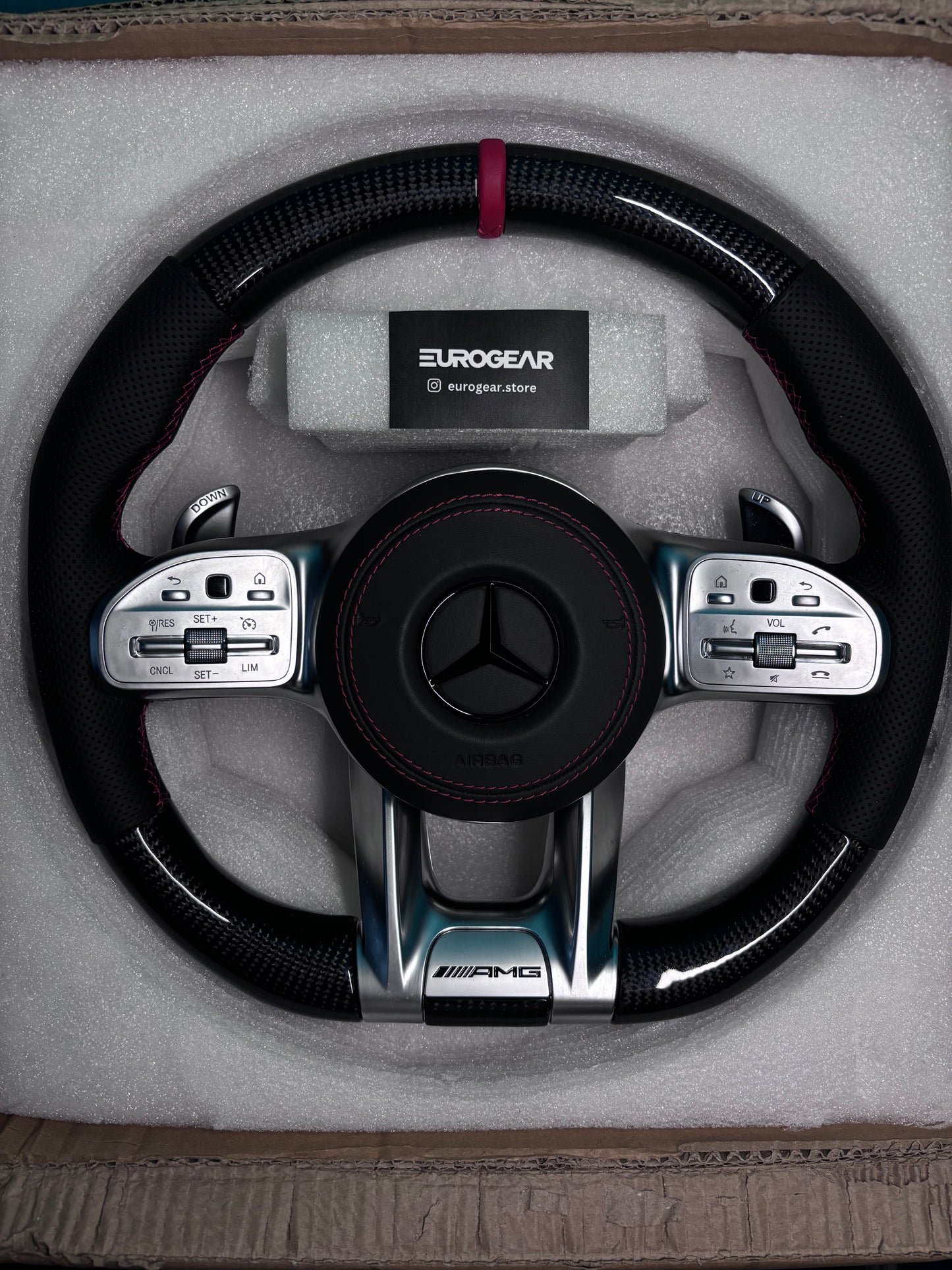 Mercedes AMG Performance Style Wheel (Silver Accents)