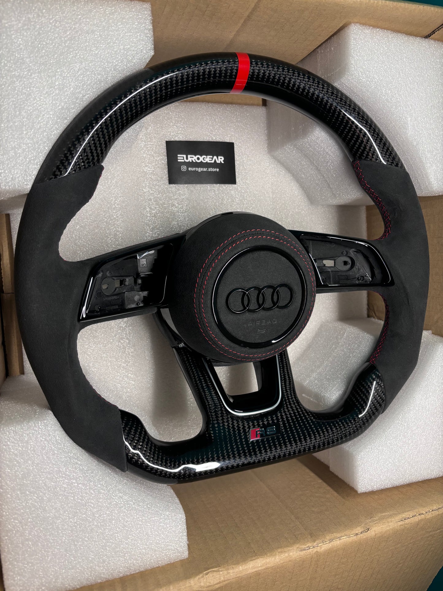 Carbon Fiber Audi B9 Steering Wheel