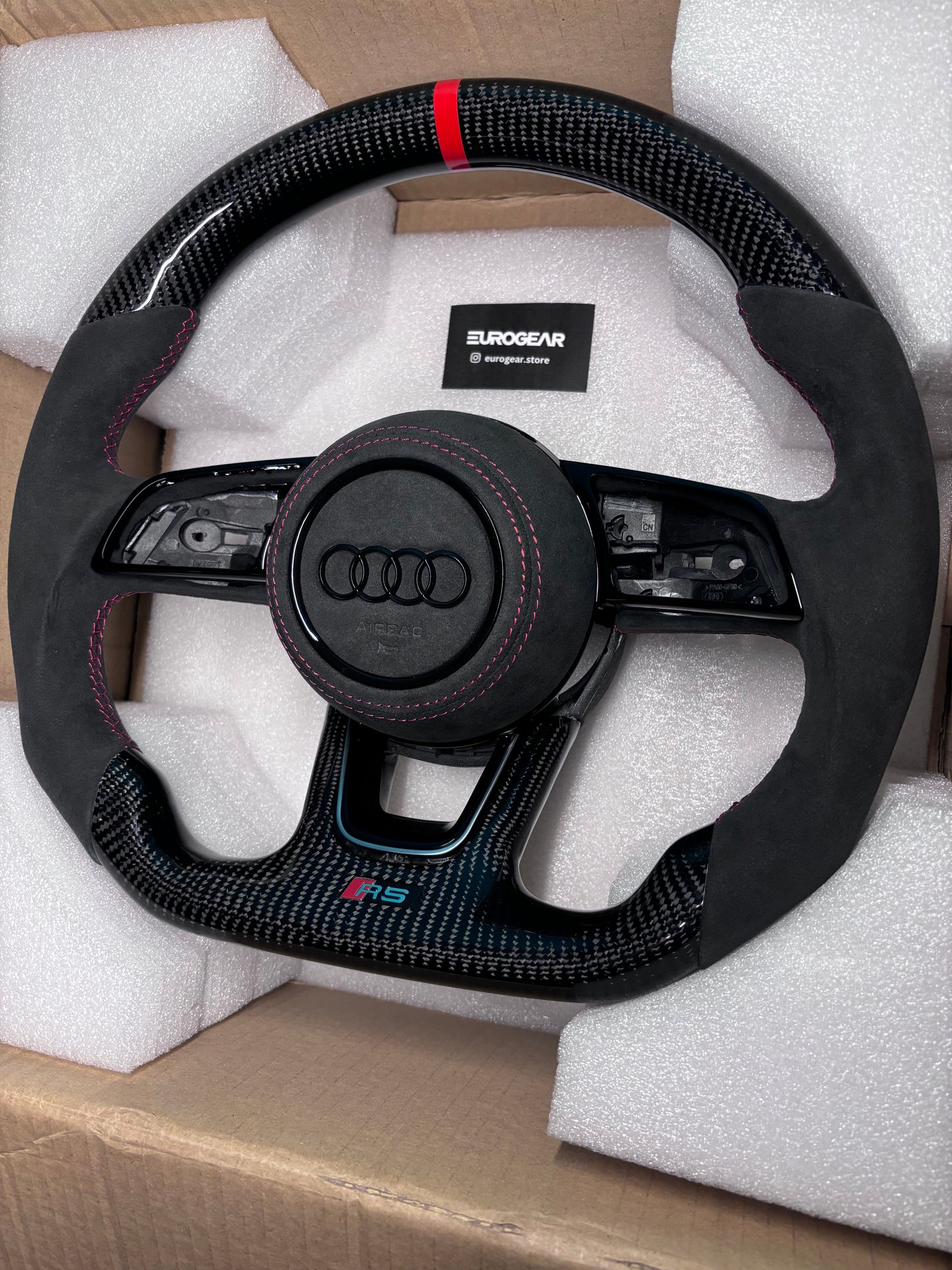 Carbon Fiber Audi B9 Steering Wheel