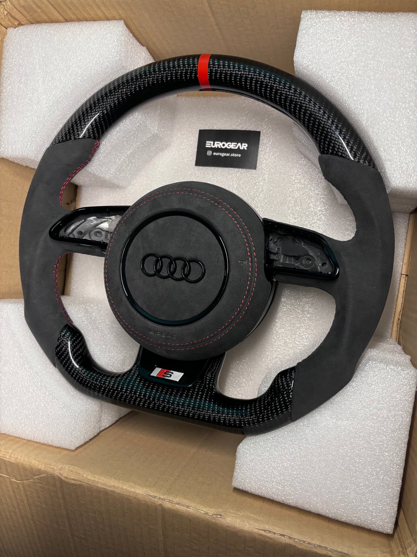 Carbon Fiber Audi B8.5 Steering Wheel