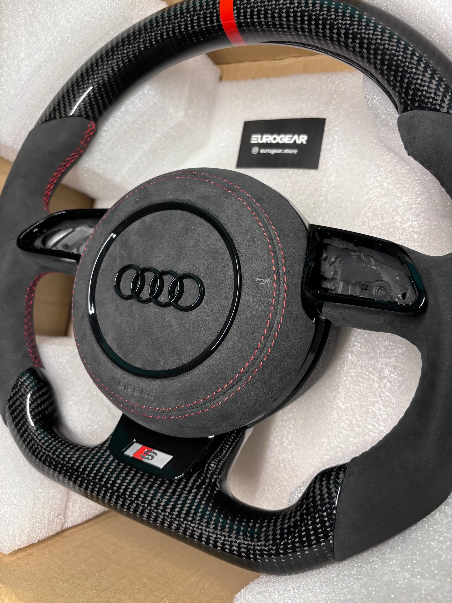 Carbon Fiber Audi B8.5 Steering Wheel