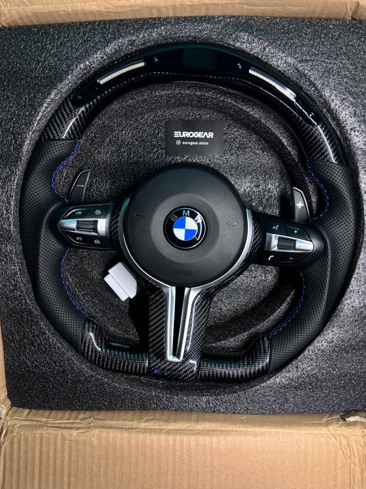 Carbon Fiber M Performance Steering Wheel For BMW (M3 Style)