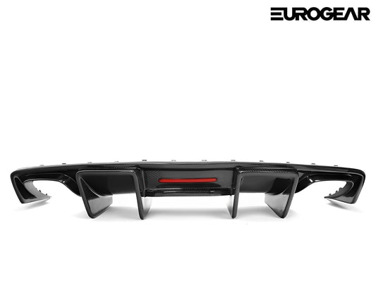 KB Style Carbon Fiber Rear Diffuser - Audi B8.5 S4 & A4 Eurogear