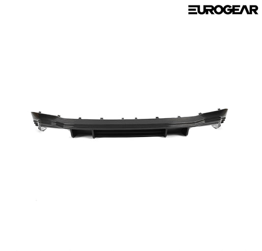 RS4 Style Carbon Fiber Rear Diffuser - Audi S4 / A4 B9 S Line Eurogear