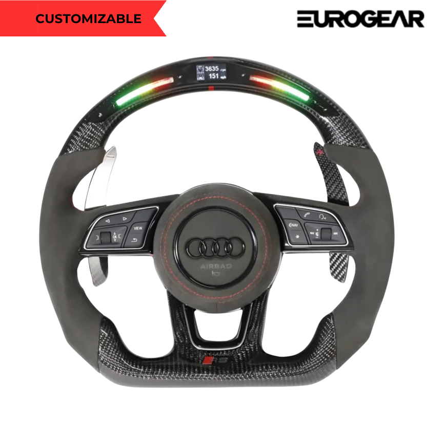 Audi B9 style Customizable Steering Wheel (Fits All Models 2010+ with Upgrade Package Selected)