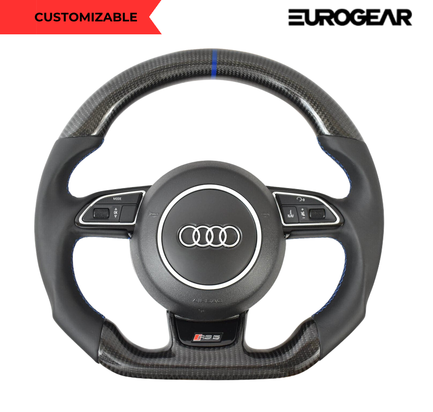 Audi B8.5 style Customizable Steering Wheel (Fits All Models 2010+ with Upgrade Package Selected)